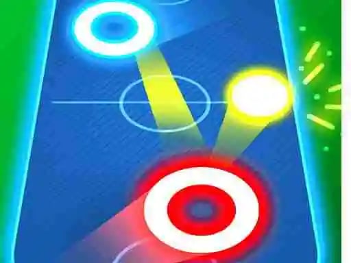 Air Hockey Glow: 2 Players