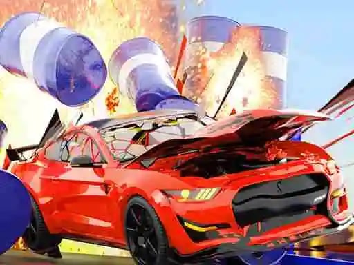 Impossible Car Stunt Races: Mega Ramps