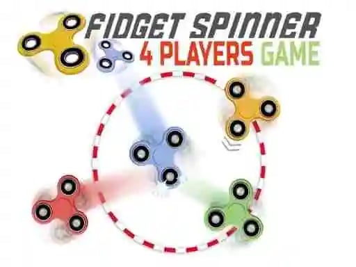 Fidget spinner: 4 players game