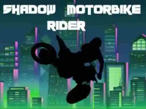 Shadow Motorbike Rider