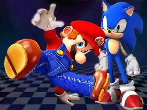 Super Mario &amp;amp; Sonic FNF Dance